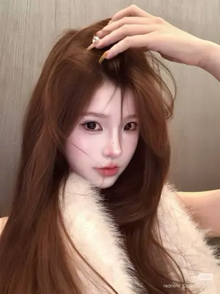 ロング カラー 中韓🇨🇳🇰🇷 🤍TAKAHIROのヘアスタイル