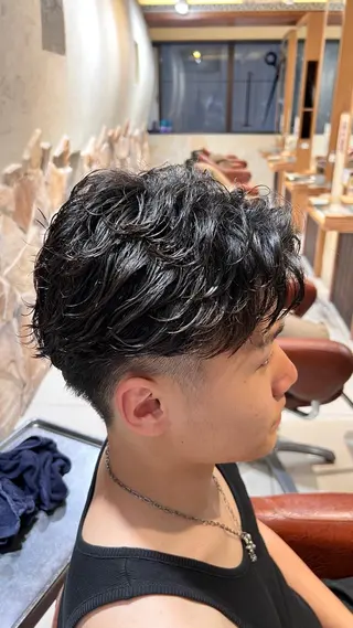 パーマ メンズ 新宿/メンズパーマ/ メンズ特化/和田瑞生のヘアスタイル