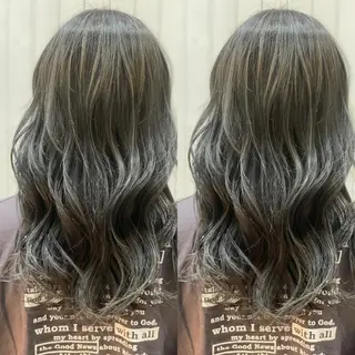 ロング カラー Snaly カラー特化ページのヘアスタイル