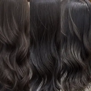 ロング カラー 髪質改善Wカラー ウルトワのアユカのヘアスタイル