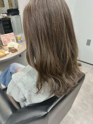 セミロング カラー アッシュカラーやアレ ンジ得意🌿RIKOのヘアスタイル