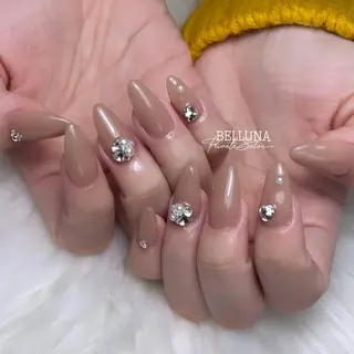 ミディアム ネイル BELLUNA Mizuki❤︎のネイルデザイン