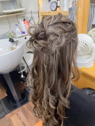 ロング 池谷 久美子のヘアスタイル
