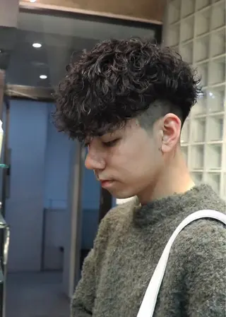 ショート パーマ メンズ 🌀パーマ特化 美容師🌀/しゅんのヘアスタイル