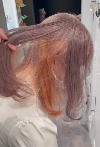 ロング カラー ハイトーン髪質改善 🫧大阪/kanonのヘアスタイル