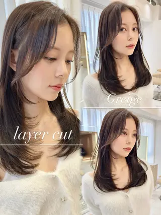 ロング カラー 縮毛矯正✨🫧 レイヤー川村利幸のヘアスタイル