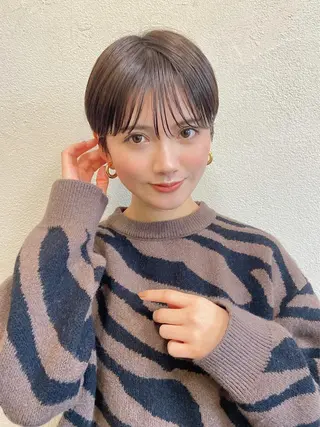 ショート カラー 小顔ショート✁ ⁂Yukari⁂のヘアスタイル