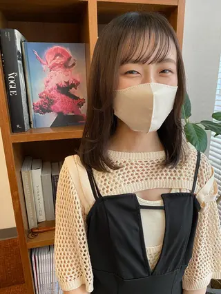 ミディアム カラー Paddle所属・似合わせレイヤー/ ニュアンスパーマ高倉のヘアスタイル