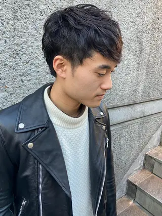 ショート カラー パーマ ヘアアレンジ メンズ CHIC share salon所属・ちこ .のヘアスタイル