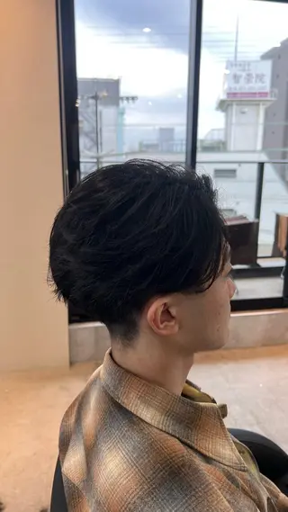 ミディアム 野村 星斗のヘアスタイル