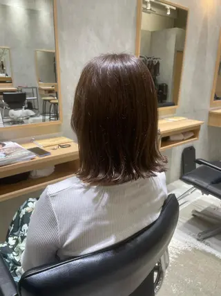 ミディアム 吉田 宙生のヘアスタイル