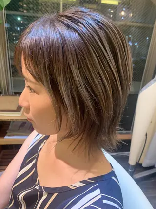 ミディアム 🌸スタイリスト 山浦美恵のヘアスタイル