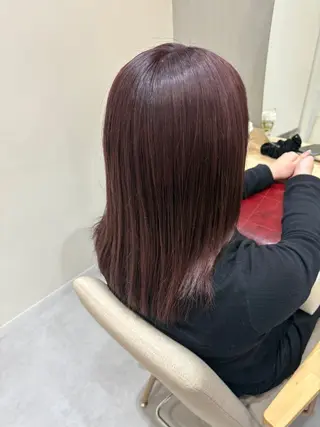 ミディアム 吉田 絢音のヘアスタイル