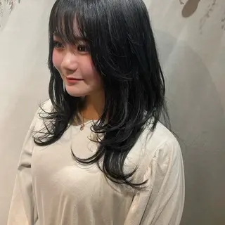 セミロング mizuki/ レイヤー/四条烏丸のヘアスタイル