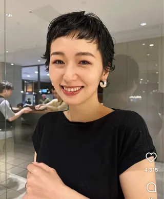 ショート 似合わせカット /宮本セナのヘアスタイル