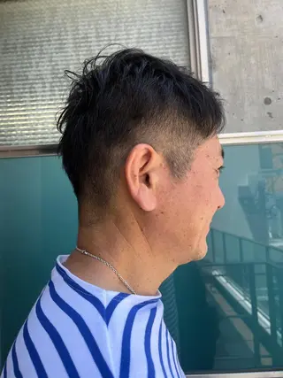 ショート カラー パーマ ヘアアレンジ メンズ キッズ ネイル マツエク・マツパ アイブロウ 久木原 ゆりのヘアスタイル