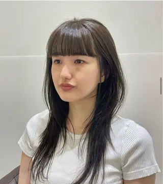 ロング ❤︎︎韓国ヘア❤︎︎ 𝑺𝒉𝒊𝒉𝒐のヘアスタイル