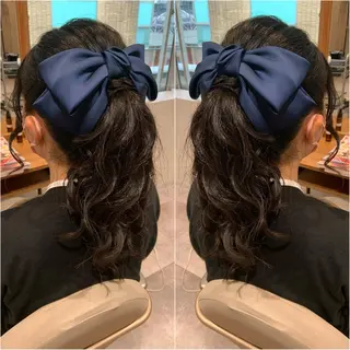 セミロング ヘアアレンジ 韓国hair🦋 Nanaのヘアスタイル