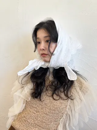 ロング 水谷 優華のヘアスタイル