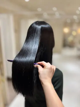 ロング りほ/顔周りカット/ レイヤーカットのヘアスタイル