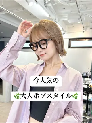 ショート カラー 池袋/小顔レイヤー/ 顔まわり/taigaのヘアスタイル