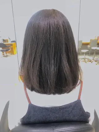 ミディアム 瀧尻 涼のヘアスタイル