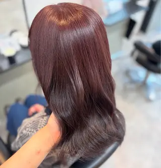 ミディアム カラー 札幌美容室♡西塔 瑠音🎀のヘアスタイル