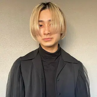 ショート カラー しずく/Lilu/ 博多美容室のヘアスタイル