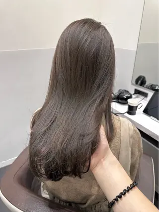 セミロング カラー 矢野 晃平のヘアスタイル