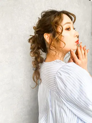 ロング 栗本 博史のヘアスタイル
