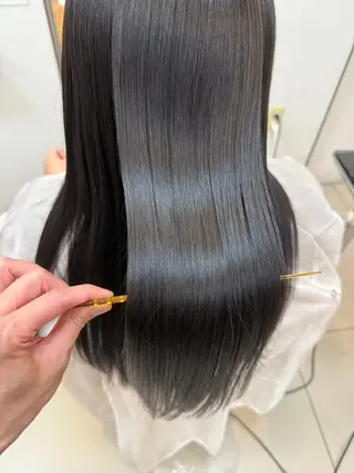 ロング 藤田 祥平のヘアスタイル