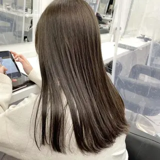 ロング カラー 𓏸レイヤー髪質改善 透けカラーカノン🫧のヘアスタイル