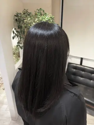 セミロング はしもとひより/ 巻ける矯正/艶カラーのその他イメージ