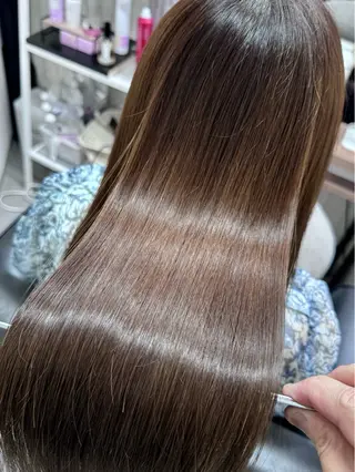 ロング カラー 艶髪改善師/高橋潤 /縮毛矯正のヘアスタイル