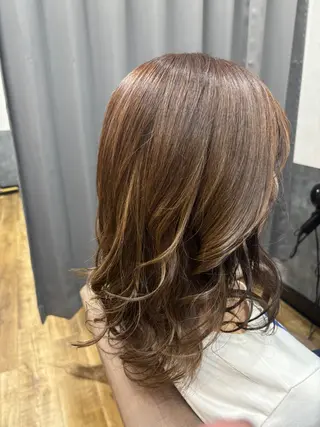 ミディアム カラー テーラヘア TERAMOTOのヘアスタイル