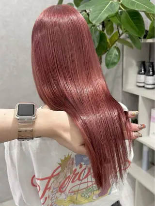 カラー 🎀ブリーチ/ エクステ/渋谷🎀のヘアスタイル