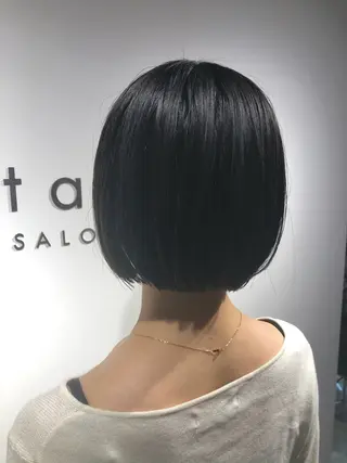 ショート 🌷縮毛矯正🌷 中村百花のヘアスタイル