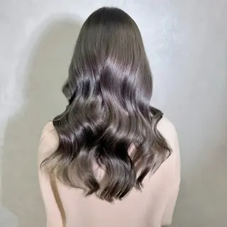 ロング カラー パーマ 境井 陸王のヘアスタイル