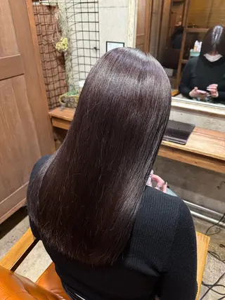 セミロング カラー Cadre新小岩🫧 栗原葵のヘアスタイル