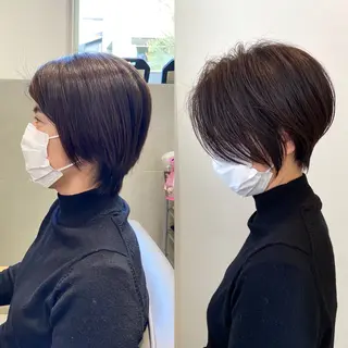 ショート カラー 廣庭 勇人のヘアスタイル