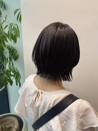 ミディアム 銀座/韓国レイヤー/ 艶カラー🍓原田侑依のヘアスタイル