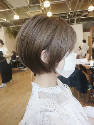 ショート カラー 髪質改善🌸縮毛矯正 専門家💖後藤のヘアスタイル