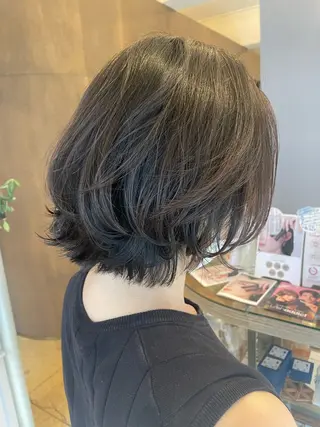 ショート カラー 【髪質改善】【美髪】 【ツヤ髪】ほしのちりのヘアスタイル