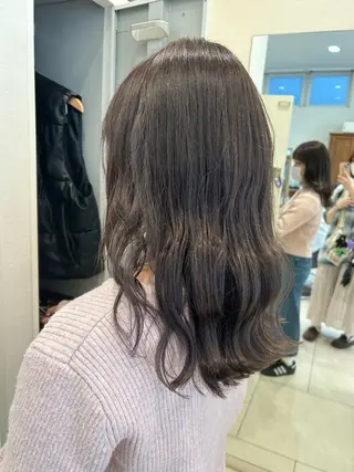 カラー 透明感カラー🌿 藤沢Lina ななよのヘアスタイル