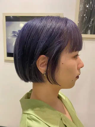 ショート カラー 暖色艶カラー♥️ nagi♥️のヘアスタイル