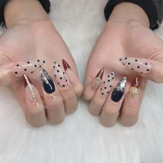 ロング HANA うるののネイルデザイン