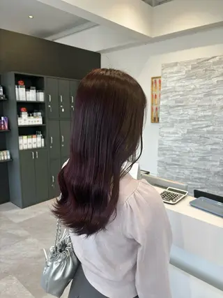 セミロング maki💖 レイヤー/髪質改善のヘアスタイル