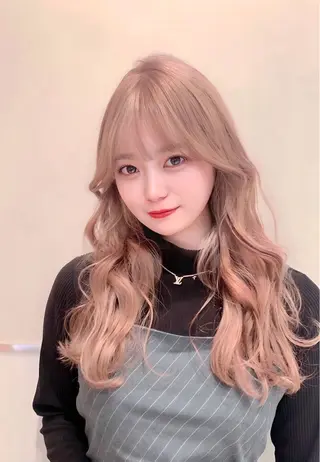 ロング カラー 韓国ヘア/レイヤー/ 顔まわり/りょーとのヘアスタイル