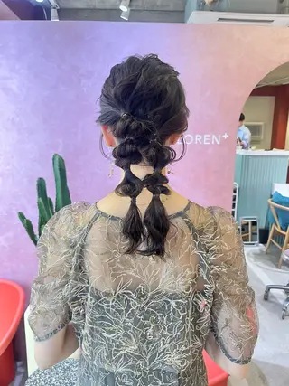 セミロング ヘアアレンジ レイヤーカット🍏 オリーブ/ののかのヘアスタイル