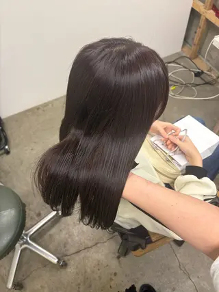 セミロング カラー レイヤー/ヘアセット 🍒中路🍒のヘアスタイル